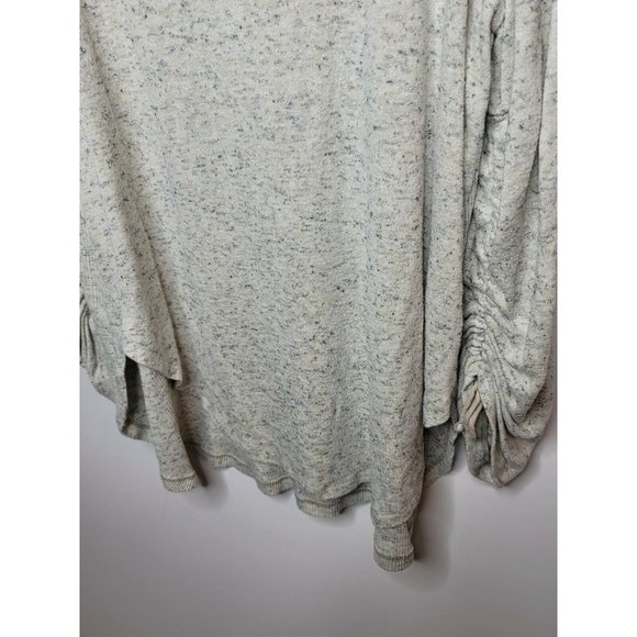 Anthropologie Saturday Sunday Grey High Low Textured Sweater SZ XL - Picture 2 of 8